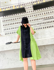 Loose Summer Split-Joint Midi Dress