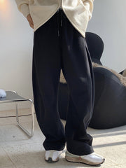 Women Drawstring Elastic Loose Casual Pants