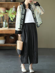 Embroidered Hollow Casual Split-Joint Blouse