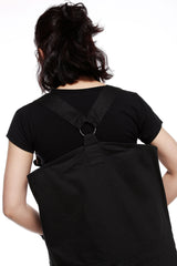 Casual Holes And Adjustable Straps Cotton Jumpsuit