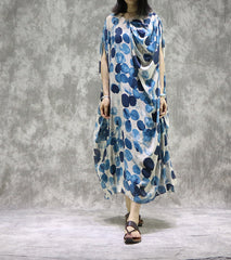 Print Dress With Suspenders Two Piece Suit Maxi Dress