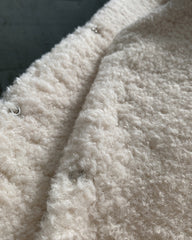 Women Loose Round Neck Solid Color Casual Coat