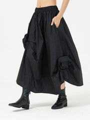 Women Stitching Irregular Skirt