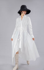 Vintage Over The Knee Long Sleeve Dress