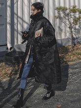 Loose Plus Size Warm Mid-Length Down Cotton-Padded Coat