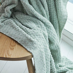 Solid Crochet Knit Blankets