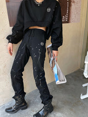 Casual Long Sleeve Round Neck Sports Suit