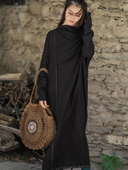 Simple Back-Strap Solid Loose Maxi Dresses