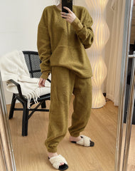 Casual Thicken Warmer Home Suit