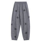Women High Waist Printed Padded Casual Pants