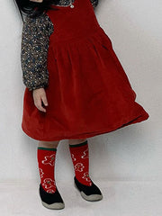 Child Christmas Printed Knitted Socks