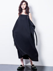 Original Bandage Split-side Spaghetti-neck Maxi Dress
