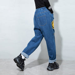 Women's Jeans Straight Casual Pants