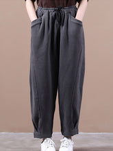 Solid Loose Casual Pants