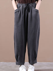 Solid Loose Casual Pants