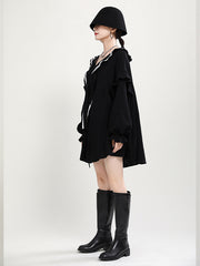 Long Sleeves Loose Casual Dress