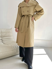 Women's Cardigan Loose Combination Two-Piece Coat