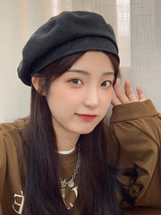 Solid Color Casual Versatile Beret