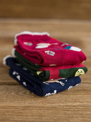 Christmas Elements Cotton Stockings