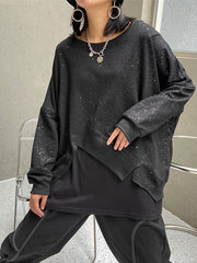 Women Loose Irregular Casual Sweatshirt