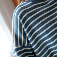 Striped Short Sleeved Shorts Casual Striped Suit