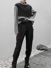 Women Stitching Loose Casual Sweatshirt