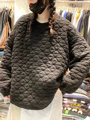 Rhomb Loose Casual Versatile Hoodie