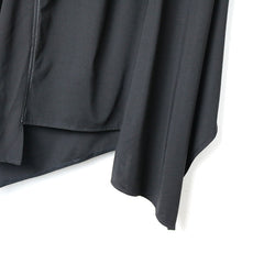 Irregular Single Breasted High Waist Skirt