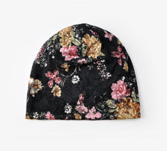 Lace Wrapped Head Print Breathable Hats