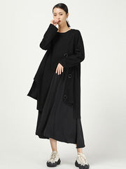 False Two Loose Cropped Dress