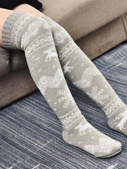 Christmas Classic Jacquard Knitted Stockings