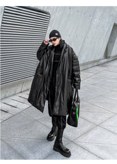 Women Solid Color Lapel Thick Casual Coat
