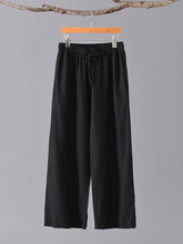 Casual Solid Column Capri-Pants Bottoms