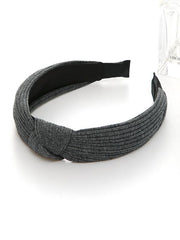 Solid Color Knot Headbands Hairband Hair Accessories Wide Side Hair Band