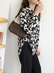 Vintage Alligator Grain Chain Handbag