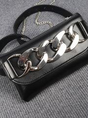 Thick Chain Diagonal Belt Bag