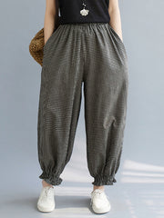 Printed High Waist Loose Casual Pants