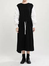 Women Stitching Casual Long-Sleeved Sweater