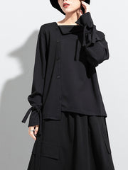 Women Bow Bottoming Long Sleeve Bottoming Shirt