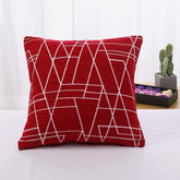 Geometric Line Print Pillowcase