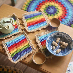 Rainbow Pastoral Colorful Hand Hook Set