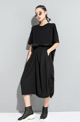 Solid Color Loose Casual Wide Leg Pants