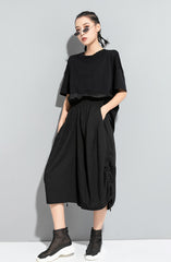 Solid Color Loose Casual Wide Leg Pants