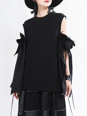 Original Split-Joint Flared Sleeve Shirt Tops