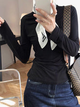 Casual Solid Modal Half High-Neck Base Shirt