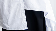 Women Irregular Simple Sleeveless Casual Shirt