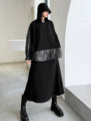 Women Retro Casual Age-Reducing Sweater Skirt Two-Piece Suit