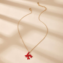 Women Antler Simple Clavicle Necklace