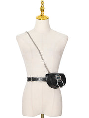 All Match Chain Crossbody Ring Belt Bag