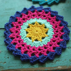 Sunflower Hand Crochet Insulation Mat